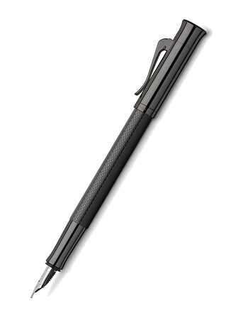 Graf von Faber-Castell Guilloche Black Edition Dolma Kalem M 145310