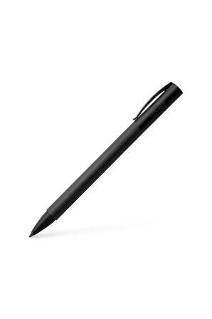 Ambition All Black Tükenmez Kalem, M Uç, Çevirme Mekanizmalı, Krom Kapak, Siyah Refil