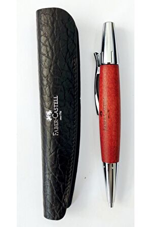 Faber-Castell E-Motion Krom Ahşap Tükenmez Kalem 148382