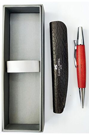 Faber-Castell E-Motion Krom Ahşap Tükenmez Kalem 148382