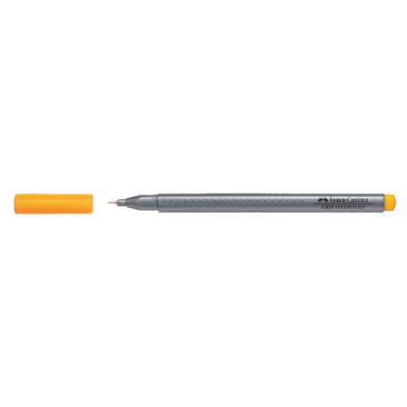 Faber-Castell Grip Finepen Keçe Uç 0.4 Mm Krom Sarısı Tekli