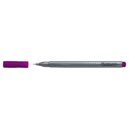 Faber Castell Renkli Kalem Grip Finepen 0,4 Mor 6378 - 2 adet