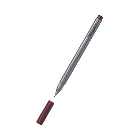Faber Castell Renkli Grip Finepen Kahverengi - 3 adet