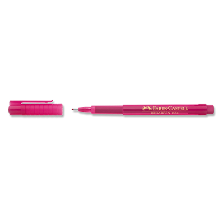 Faber-Castell Broadpen 0.8 MM Pembe 15 54 28