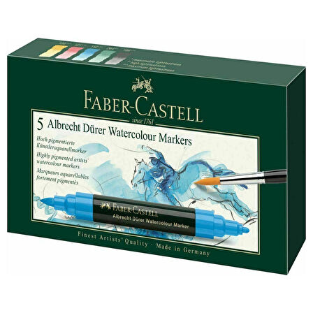 Faber-Castell 5 Albrecht Durer Watercolour Markers Set