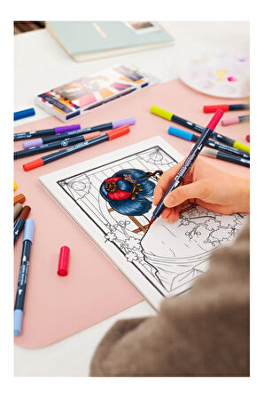 FC Gofa Sketch Markör Manga 6'lı Set, Çift Fineliner Uçlu, Alkol Bazlı