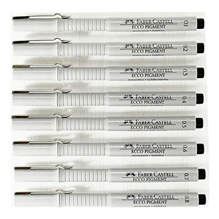 Faber Castell Ecco Pigment Set 8'li 5110166008