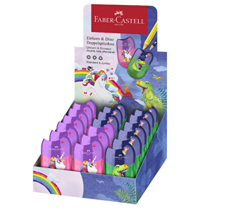 Faber Castell Dino Veya Unicorn Kalemtıraş Lisanslı - 1 Adet