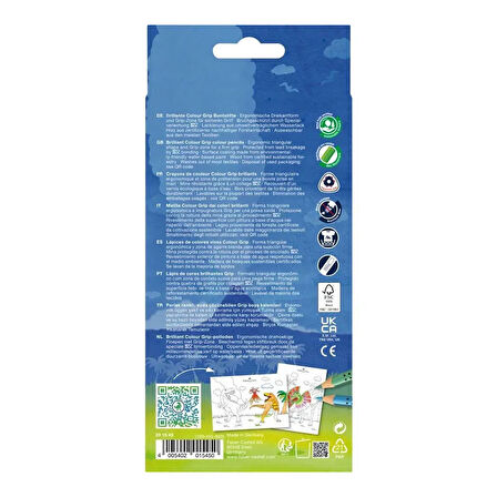Faber-Castell Dino 10+3 Colour Grip Boya Kalemi 201545