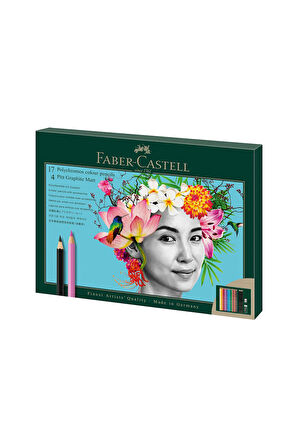 Polychromos & Pitt Graphite Matt 23'lü Hediye Seti, Parlak ve Canlı Renkler