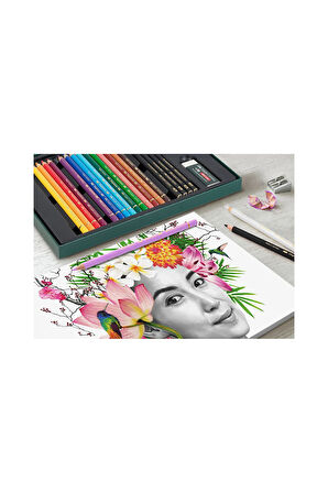 Polychromos & Pitt Graphite Matt 23'lü Hediye Seti, Parlak ve Canlı Renkler