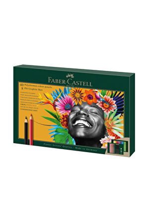 Polychromos & Pitt Graphite Matt 50'li Hediye Seti, Parlak ve Canlı Renkler