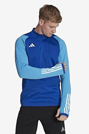 adidas Tiro23 C Tr Top HU1309 Mavi Erkek Antrenman Üstü