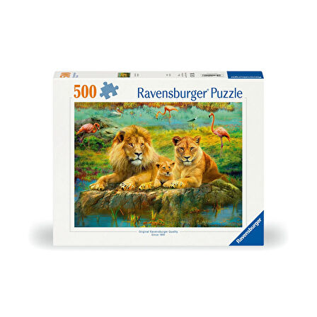 Ravensburger Puzzle Aslan Ailesi 500 Parça