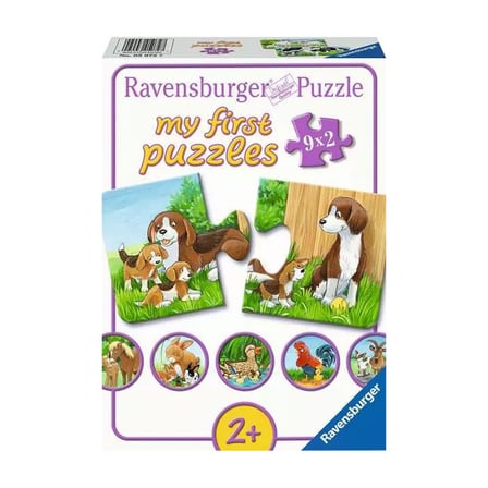 Ravensburger Çocuk Puzzle 9x2 Parça Çiftlikte Hayvanlar 50727