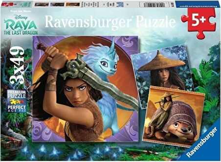 Ravensburger Fantastik 3x49 Parça Çocuk Puzzle