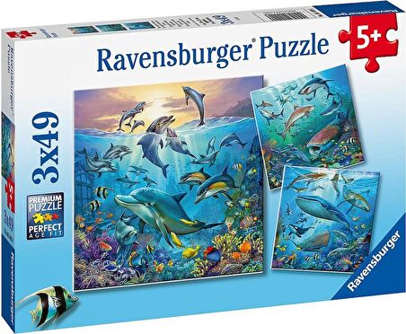 Ravensburger Yaşam 3x49 Parça Çocuk Puzzle