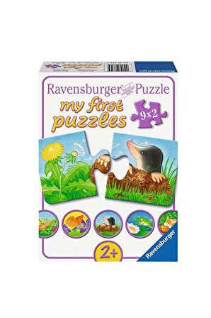 Ravensburger Yaşam 9x2 Parça Çocuk Puzzle