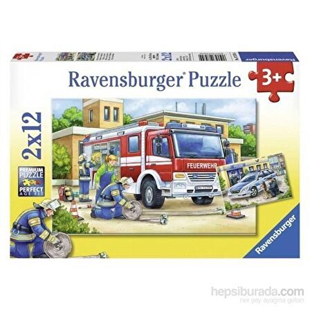 Ravensburger Yaşam 2x12 Parça Çocuk Puzzle