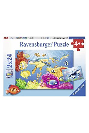 Ravensburger Yaşam 2x24 Parça Çocuk Puzzle