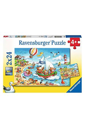 Ravensburger Yaşam 2x24 Parça Çocuk Puzzle