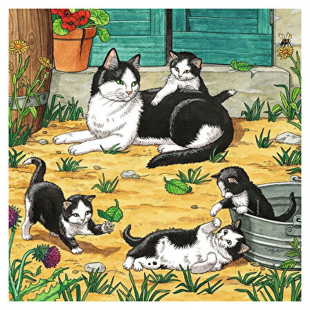Ravensburger 3x49 Parça Puzzle Tatlı Hayvancıklar 080021
