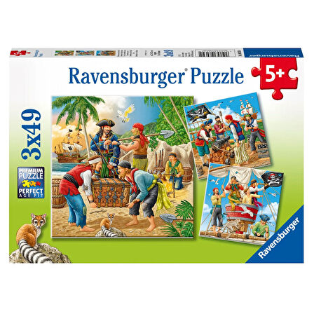 Ravensburger 3x49 Parça Puzzle Açık Deniz Macerası 80304