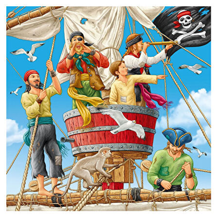 Ravensburger 3x49 Parça Puzzle Açık Deniz Macerası 80304