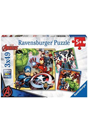 Ravensburger Yaşam 3x49 Parça Çocuk Puzzle