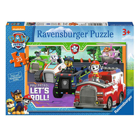Ravensburger 35 Parça Puzzle Paw Patrol 86177