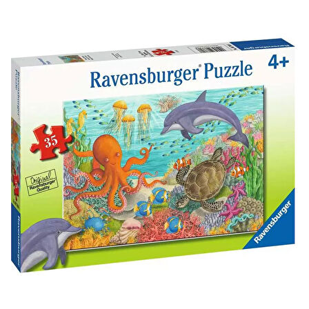 Ravensburger 35 Parça Puzzle Okyanus Canlıları 87808