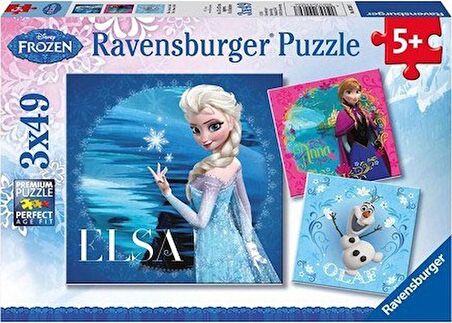 Ravensburger Fantastik 3x49 Parça Çocuk Puzzle