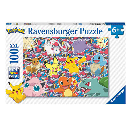 Ravensburger Çocuk Puzzle 100 Parça Puzzle Pokemon 133383