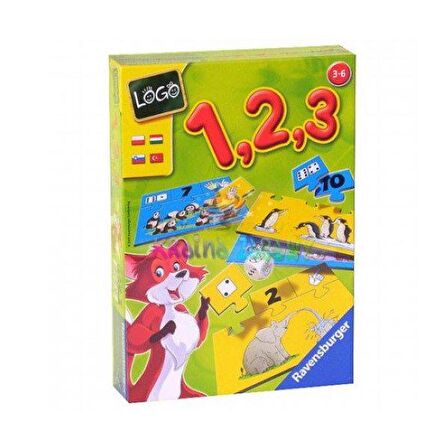 243709 Ravensburger, Logo 1,2,3 / 3-6 yaş