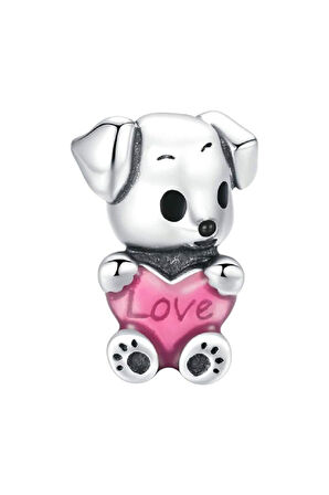 Aşık Köpekcik Charm | 925 Ayar Gümüş