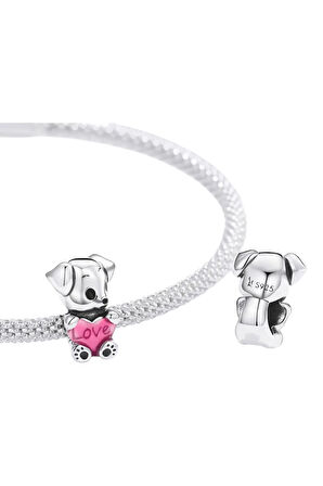 Aşık Köpekcik Charm | 925 Ayar Gümüş