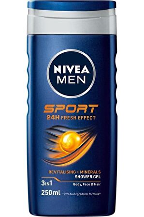 Nivea Men Sport Yenileyici Tüm Ciltler İçin Duş Jeli 250 ml