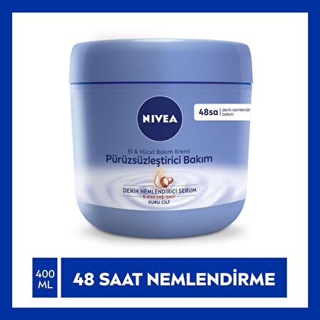 Nivea Pürüzsüzleştirici El & Vücut Bakım Kremi 400ML