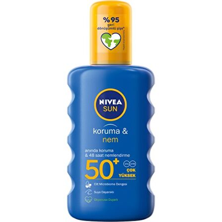 Nivea Sun Koruma & Nem Sprey Spf50 + 200 Ml