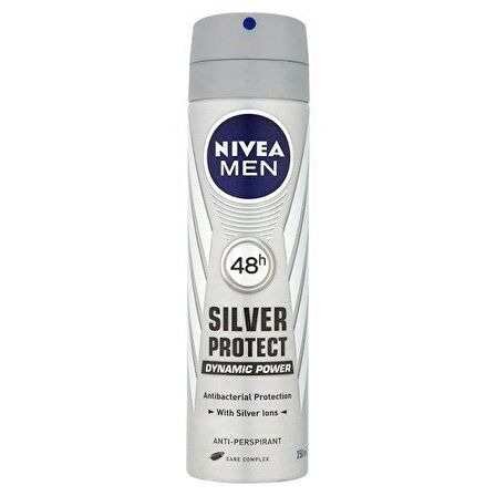Nivea Deodorant Sprey Silver Protect For Erkek 150 Ml