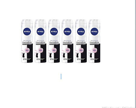 Nıvea Deo Women Iinvisible Clear 150MLX 6Adet 