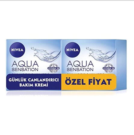 Nivea Aqua Sensation Canlandırıcı Bakım Kremi 2'li