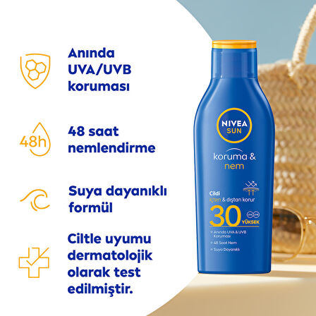 Nivea Sun Koruma & Nem Losyon Spf30 200 Ml