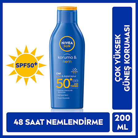 Nivea Sun Koruma & Nem Losyon Spf50 + 200 Ml