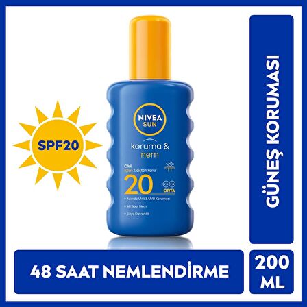 Nivea Sun Koruma & Nem Spray Spf20 200 Ml