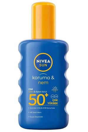 Nivea Sun Koruma & Nem Nemlendirici Güneş Spreyi SPF50+ 200 ml - 3 Adet