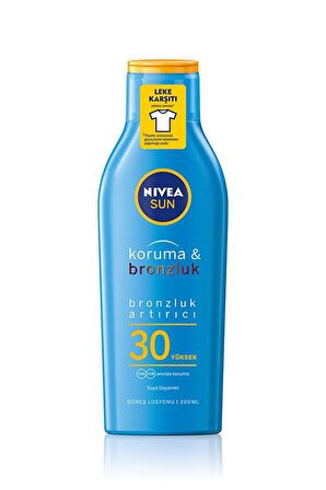 Nivea Sun Koruma &amp; Bronzluk Arttirici Güneş Losyonu Gkf 30 200 ml