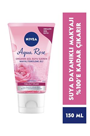 Nivea Aqua Rose Organik Gül Suyu İçeren Makyaj Temizleme Jeli 150 Ml