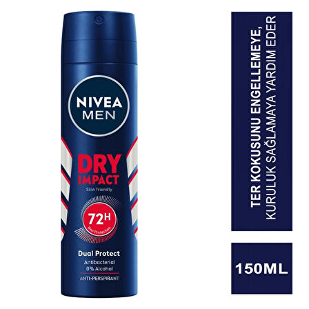 NIVEA MEN Dry Impact Dual Protect x 2 ADET