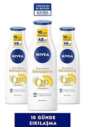 Nivea Q10 Sıkılaştırıcı Losyon 250 ml 3 Adet